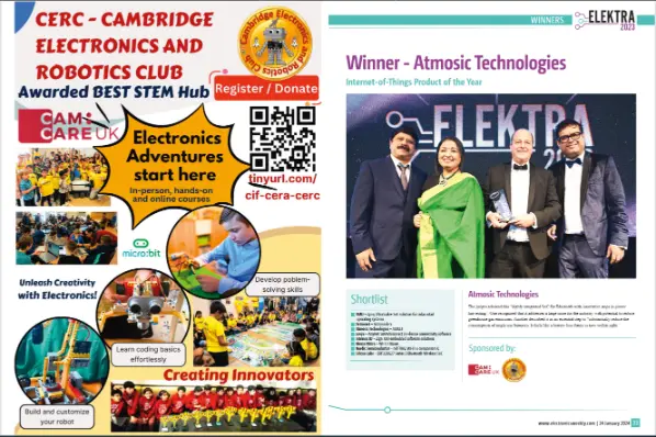 Electronics_Weekly Award presentation